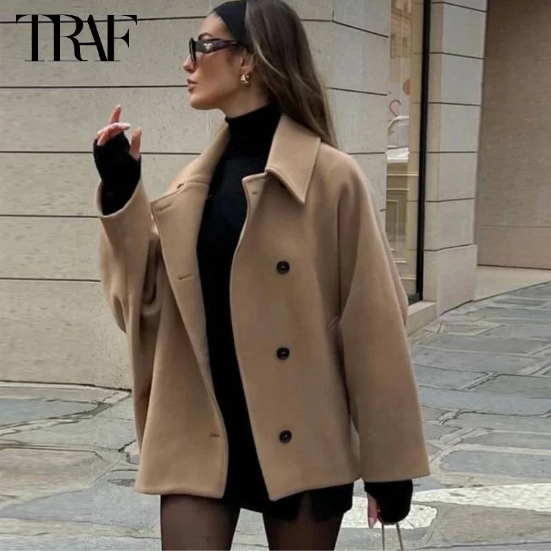 New Oversized Long Jacket Women Long Sleeve Women'S Trench Coat Autumn Bomber Jackets for Women Winter New in Coats and Jackets