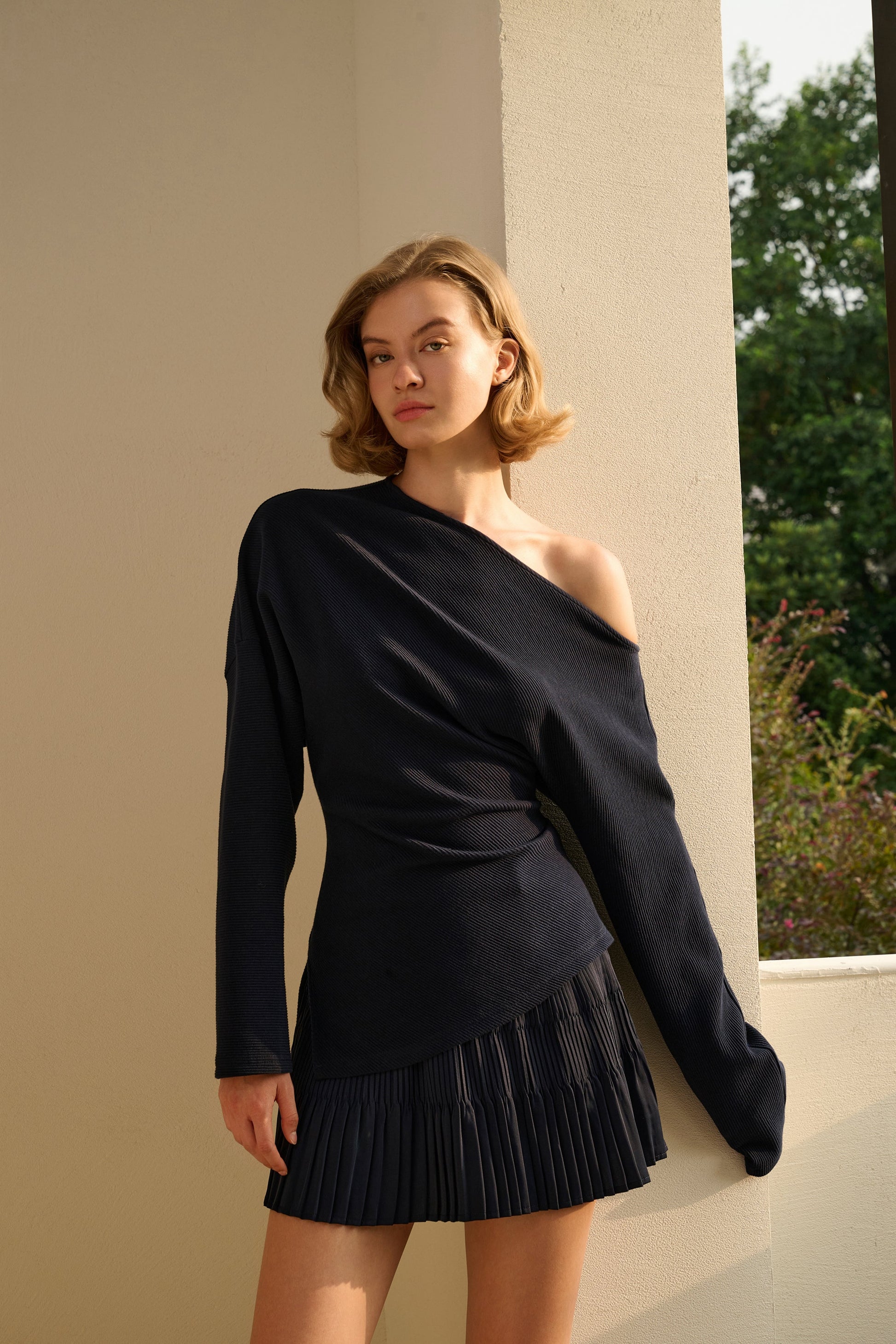 One-Shoulder Asymmetrical Top